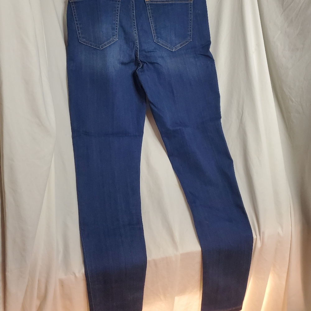 Skinny Jeans size 11 30 waist Celebrity Pink slim denim mid rise cotton spandex - Picture 4 of 5